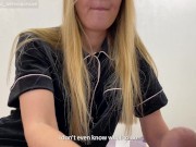 A stepson with broken arms poured sperm into the pussy of a kind stepmother. - Thank you stepmother 8/16