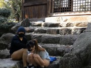 住宅街の公園で可愛い女の子にフェラしてもらった♡口内射精♡I had a cute girl give me a blowjob in a park in a residential area 16/16