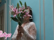 Twistys - Elegant Beauty Aria Taylor Moans As She Squeezes Her Nipples & Fingers Her Pussy 4/16