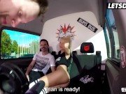 LETSDOEIT - Stunning Blonde Slut Karol Lilien Enjoys Backseat Sex With Stud 1/16