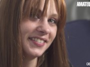 AMATEUR EURO - Brunette Slut Sasha Paradis Has Eye Rolling Orgasm From Heavy Pounding 1/16