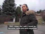 Public Agent - Asian Babysitter with small but beautiful tits and ass has her shaved pussy stretched by big cock 3/16