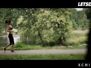 LETSDOEIT - Small Tits European Babe Candice Luca Gets Tied Up And Air Fucked In Hot Fantasy Fuck 3/16