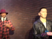 Pornstar (Anissa Kate) kicking it in Calfiornia sucking cock behind the scenes in the car GFE 11/16