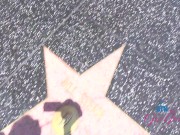 Pornstar (Anissa Kate) kicking it in Calfiornia sucking cock behind the scenes in the car GFE 14/16