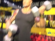 Pornstar (Anissa Kate) kicking it in Calfiornia sucking cock behind the scenes in the car GFE 4/16