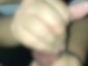 爆乳圧でシャツが弾けそうな本屋勤務の真面目ちゃんのキレイな手で手コキ、亀頭責めで絶頂#70【HJJ】 15/16