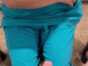 Las Vegas sperm bank nurse does anything to get the sample. Talks me through it and fucks at the end 3/16