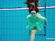 Nina Mohnatka is shy first in the pool but then gets horny 2/16