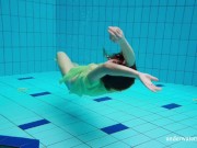 Nina Mohnatka is shy first in the pool but then gets horny 4/16