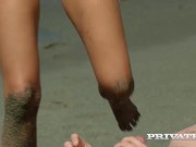 PRIVATE com - Pierced Tits Latina Agatha Vega Takes A Stiff Cock At Beach! 5/16