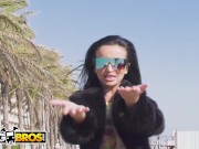 BANGBROS - Brunette Babe With Nice Big Tits And Wet Pussy (Alyssia Kent) Taking Dick Outdoors In Spain 1/16