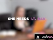 Hot IT Girl Bangs Her Sexy Colleague 1/16