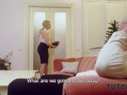 TUTOR4K. Cute tutor keeps loving sex even though she is a mature woman 3/16