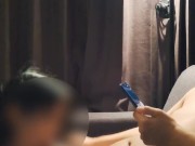 素人カップルがソファーでラブラブセックス/中出し/大学生/むちむち/対面座位/ハメ撮り/生ハメ/リアル/フェラ/일본인 아마추어 커플/hentai/japanese 8/16