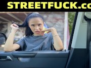 Streetfuck - Squirting Pornstar Fucked in Parked Car