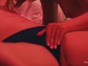 WOWGIRLS Beautiful lesbian couple Lily Bella and Freya Mayer spending their date in bed in this hot video 3/16