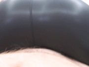 HOT MILF in LEGGINGS came to pick up my apartment and in the place of money I fucked her 10/16