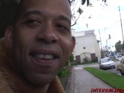 Tiny Pigtailed Asian Meets Moster Black Cock 1/16