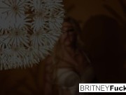 Sexy blonde in a retro tease and solo 1/16