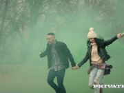 PRIVATE com - Horny Babe Alissa Bounty Rides Big Cock Like Reverse Cowgirl! 3/16