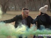 PRIVATE com - Horny Babe Alissa Bounty Rides Big Cock Like Reverse Cowgirl! 4/16