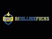 BiCollegeFucks - Trey gets teased by Connor and Chloe 7/16