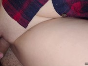 I love to cum inside my stepsister's pussy. - POV Creampie Homemade 1/16