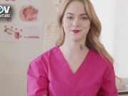 Check out Sage Fox and Pierce Paris in this weeks episode of POV. A horny stud comes into the doctor for his sprained ankle.. 8/16