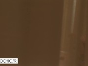 Trio with 2 hot busty babes and a strap on 14/16