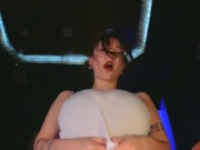 POV Big Titty Goth Riding Dildo Cowgirl 1/16