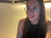 I heard a guy in the hostel jerking off, it me horny so much that I let him fuck me 2/16