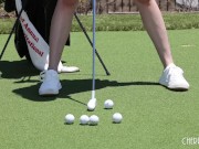 Natural Big Boobs Blonde Skye Blue Gets Horny For A Hole-In-One Fucking From Her Big Dildo 2/16