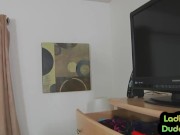 Dom babes pegging male in the group 1/16