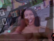POV deepthroat teen reversecowgirl rides 2/16