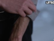 LETSDOEIT - Small Tits Chick Arya Fae Dressed In Black Lingerie Licked And Hardcore Fucked By Her Lover 1/16