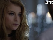 LETSDOEIT - Small Tits Chick Arya Fae Dressed In Black Lingerie Licked And Hardcore Fucked By Her Lover 2/16