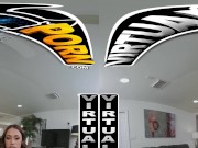 VIRTUAL PORN - Pretty Brunette With Braces (Laya Rae) POV Sex In Virtual Reality 1/16