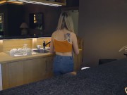 Teenies are horny for old man cock and take deepthroat before sharing his cum 2/16