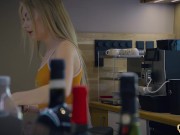 Teenies are horny for old man cock and take deepthroat before sharing his cum 5/16