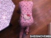 Open This Cornhole Slut! Adorable Ebony Sheisnovember Rearend Probed After Crawling On The Filthy Floor Her Pooter Exposed 5/16