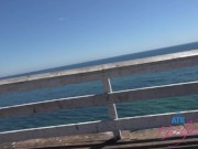 Super Hot amateur Summer Vixen sucks cock in the car on a date to the beach - POV - GFE 7/16