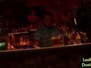 CFNM dom teens pegging male with strapon 1/16