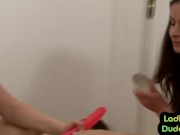 CFNM femdom teens peg male asshole 8/16