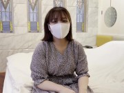 Gカップ美乳を持つカフェ店員の丸吞みスローフェラ＆パイズリ→大量顔射①。G-cup café clerk's blowjob and paizuri → facial ejaculation (1) 9/16