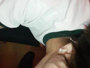 Le enseño ingles a mi compañera a cambio de sexo, casi la embarazo 2/16