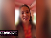 Babe with cum all over her face plus twice on her booty mixed with real life adventure vlogs behind the scenes - Lelu Love 13/16