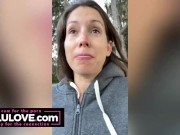 Babe with cum all over her face plus twice on her booty mixed with real life adventure vlogs behind the scenes - Lelu Love 3/16