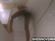 Prettiest Ebony Woman Cleaning Her Perfect Nude Body, Slim Spinner Sheisnovember Bathing In Scorching Hot Shower, Musty Booty 11/16