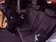 VIP SEX VAULT - Beautiful Brunette Chick Daphne Klyde Seduced By Cab Driver In Backseat 1/16